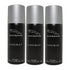 Jaguar Classic Black for Men by Jaguar Perfumed  Body Spray 5.0 oz (Pack of 3)