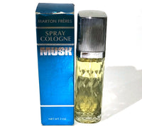 Musk for Men by Marton Freres Cologne Spray 2 oz *Worn Box Rare Vintage