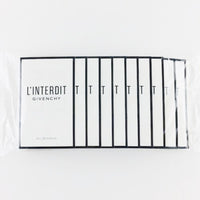L'Interdit for Women by Givenchy Eau de Parfum Vial Spray 0.03 oz (Pack of 10)