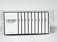 L'Interdit for Women by Givenchy Eau de Parfum Vial Spray 0.03 oz (Pack of 10)