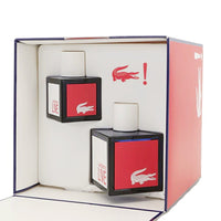 Lacoste Live for Men Eau de Toilette Spray 3.3 oz + EDT Spray 1.3 oz - Gift Set