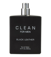 Clean Black Leather for Men EDT Spray 3.4 oz (Tester)