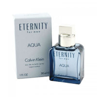 Eternity AQUA for Men by Calvin Klein EDT Spray 1.0 oz *Worn Box