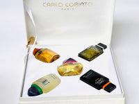 Carlo Corinto Assorted Perfume Miniature Collection Men & Women 5 pcs Set  *Worn Box