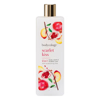 Scarlet Kiss for Women by Bodycology Moisturizing Body Wash 16 oz