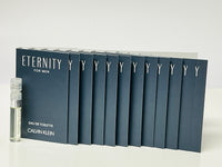 Eternity for Men by Calvin Klein Eau de Toilette Spray Vial Sample 0.04 oz (Pack of 12)