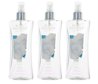 Body Fantasies Fresh White Musk Women Fantasy Body Spray 8.0 oz (Pack of 3)