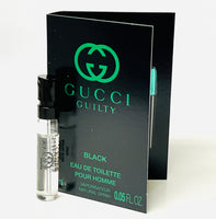Gucci Guilty Black pour Homme for Men EDT Vial Spray 0.05 oz