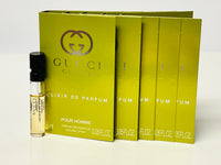 Gucci Guilty Pour Homme Men Elixir de Parfum Perfume Vial Spray 0.05 oz (Pack of 5)