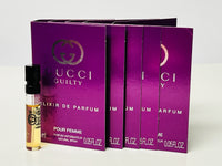 Gucci Guilty Pour Femme Women Elixir de Parfum EDP Vial Spray 0.05 oz (Pack of 5)