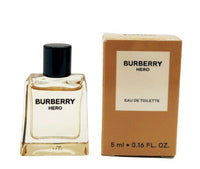 Burberry Hero for Men by Burberry Eau de Toilette Mini Splash 0.16 oz