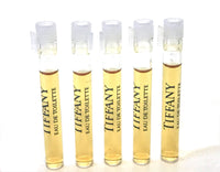 Tiffany for Women Eau de Toilette Vial Sample Splash 0.05 oz ( Pack of 5)