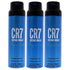 CR7 Play it Cool for Men Cristiano Ronaldo Fragrance Body Spray 6.8 oz (Pack of 3)