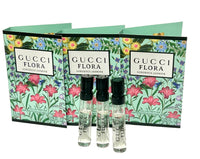 Gucci Flora Gorgeous Jasmine Women Eau de Parfum Spray Vial 0.05 oz (Pack of 3)