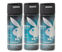 Playboy Endless Night Men Coty Deodorant Body Spray 5.0 oz / 150 ml (Pack of 3)