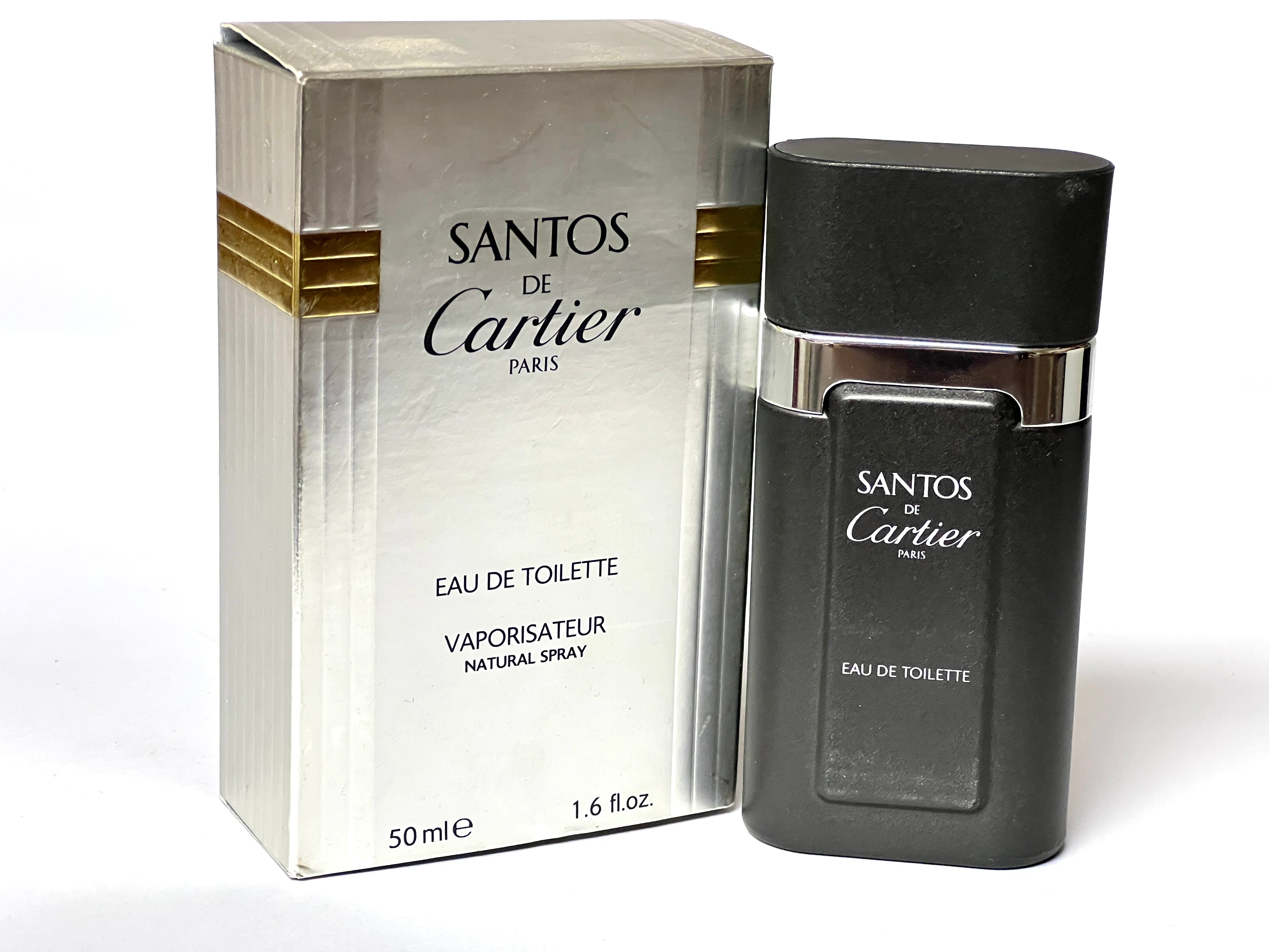 Santos for Men by Cartier Eau de Toilette Spray 1.6 oz - Vintage