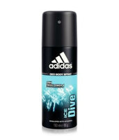 Adidas Ice Dive for Men 24H Deodorant Body Spray 5.0 oz