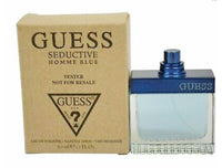 Seductive Homme Blue for Men by Guess Eau de Toilette Spray 3.4 oz (Tester)
