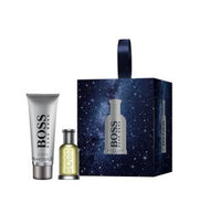 Boss Bottled No. 6 for Men by Hugo Boss (EDT Splash Mini 0.16 oz + Gel 1.6 oz)  Gift Set