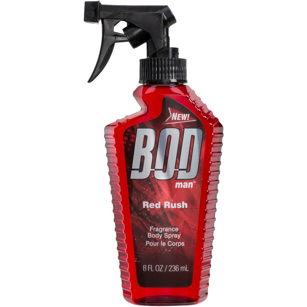 Bod Man Red Rush for Men Fragrance Body Spray 8 oz - Cosmic-Perfume