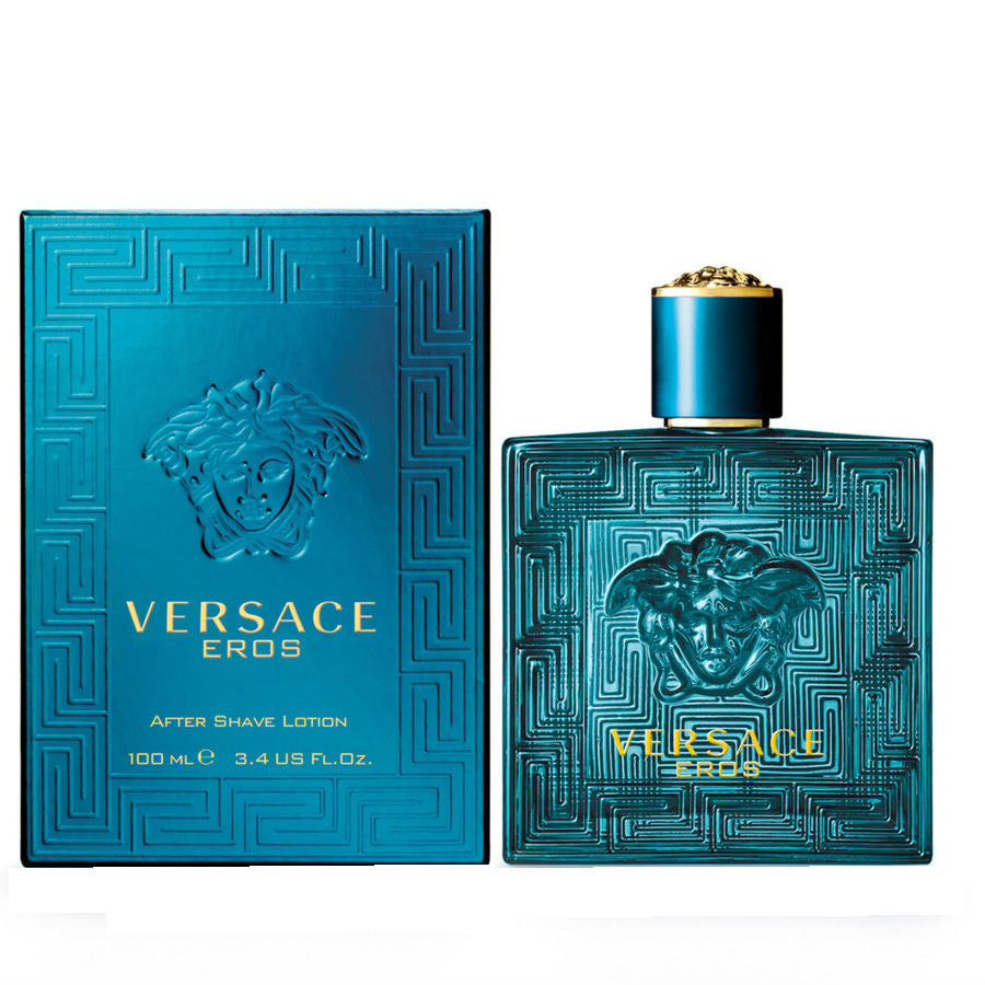 Versace Eros for Men After Shave Lotion (Splash) 3.4 oz - Cosmic-Perfume