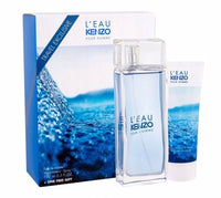 L'Eau Kenzo Pour Homme for Men EDT Spray 3.3 + Shower Gel 2.5 oz - Gift Set