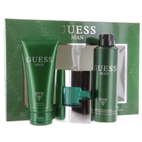 Guess MAN for Men EDT Spray 2.5 oz + Body Spray 6.0 oz  + Gel 6.7 oz - 3 pc Set