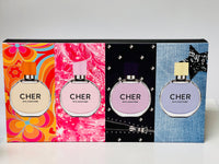 Cher Decades Fragrance Collection 60's 70's 80's 90's EDP Sprays 1.0 oz - 4 pc Gift Set