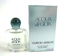 Acqua di GIOIA Women by Giorgio Armani EDP Miniature Splash 0.17 oz (New in Box)