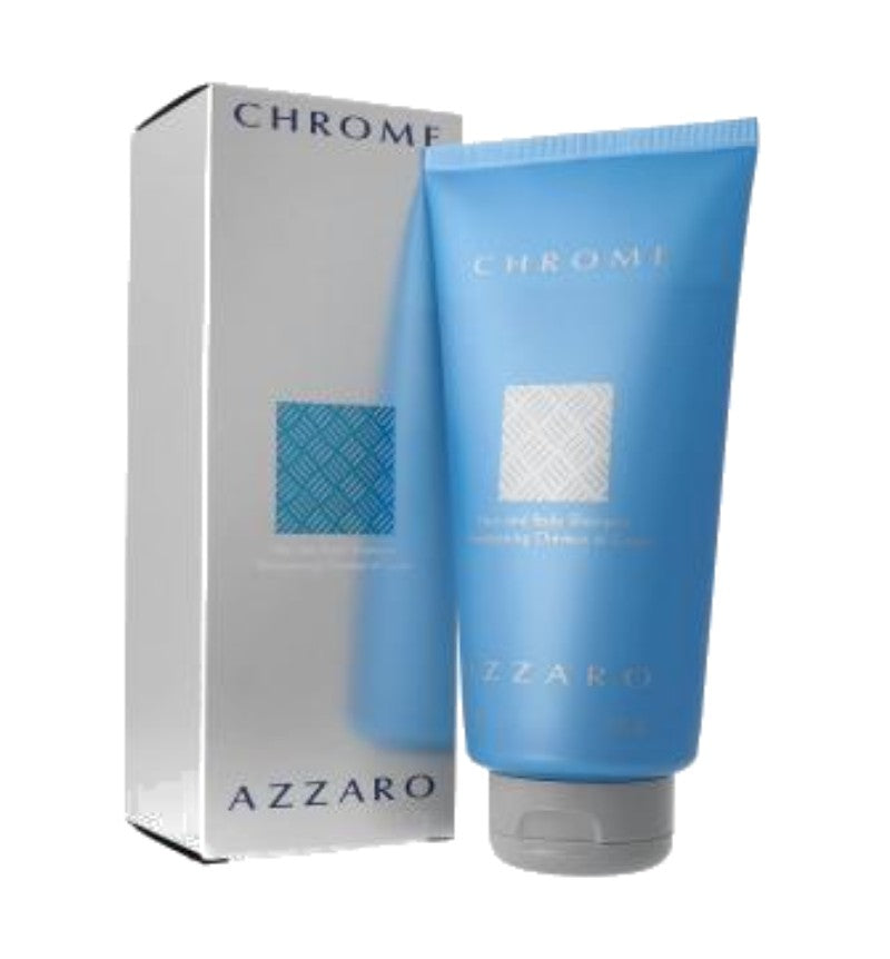 Azzaro Chrome for Men Hair and Body Shampoo 10 oz / 300 ml