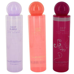 360 Coral/Pink/Purple for Women by Perry Ellis Body Mist pc