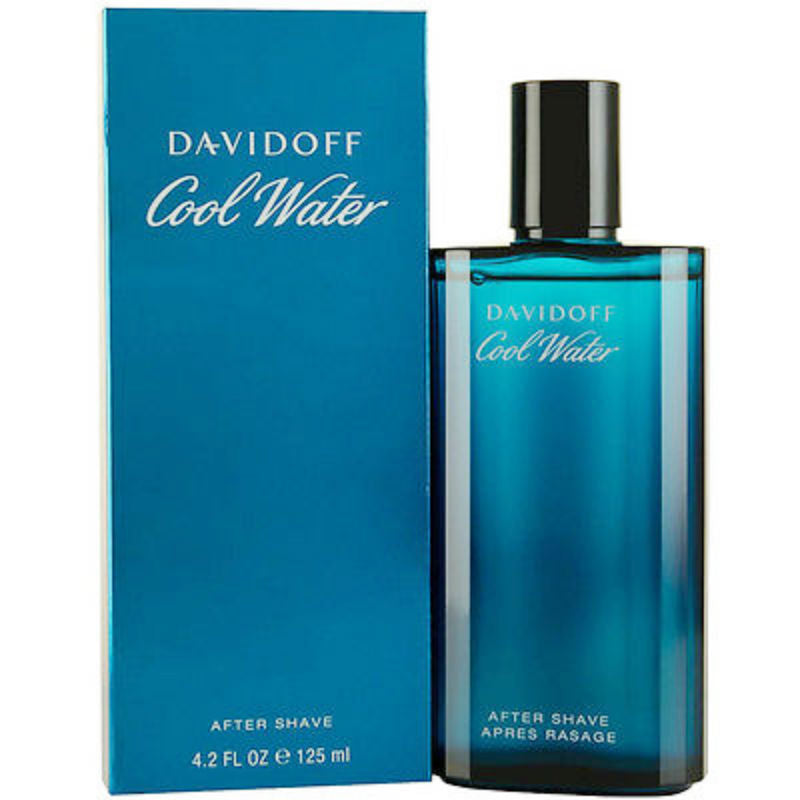 Cool Water for Men by Davidoff After Shave (Glass) Splash 4.2 oz - Cosmic-Perfume