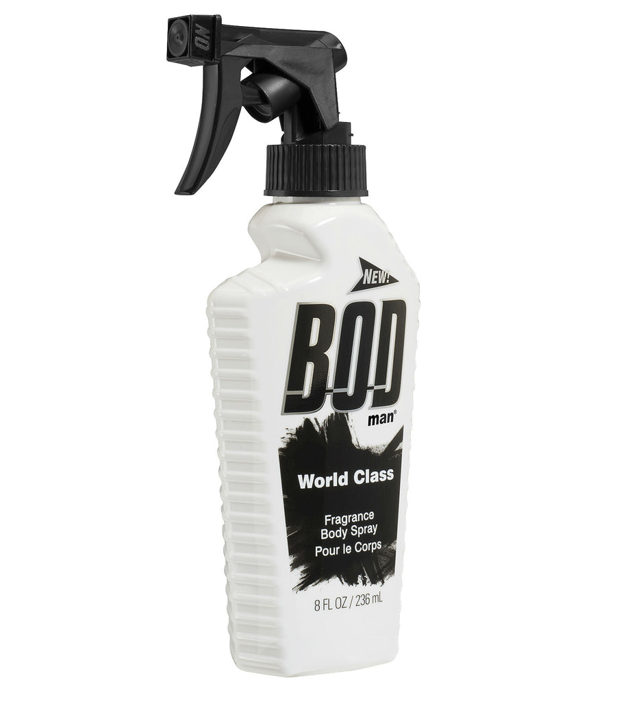 Bod Man World Class for Men Fragrance Body Spray 8 oz