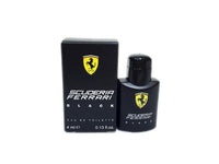 FERRARI SCUDERIA BLACK for Men EDT Splash Miniature 0.13 oz