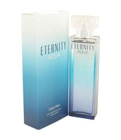 Eternity Aqua for Women by Calvin Klein Eau de Parfum Spray  3.4 oz *Open  Box
