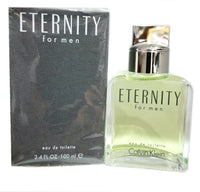 Eternity for Men by Calvin Klein EDT SPLASH  3.4 oz - Vintage Formula