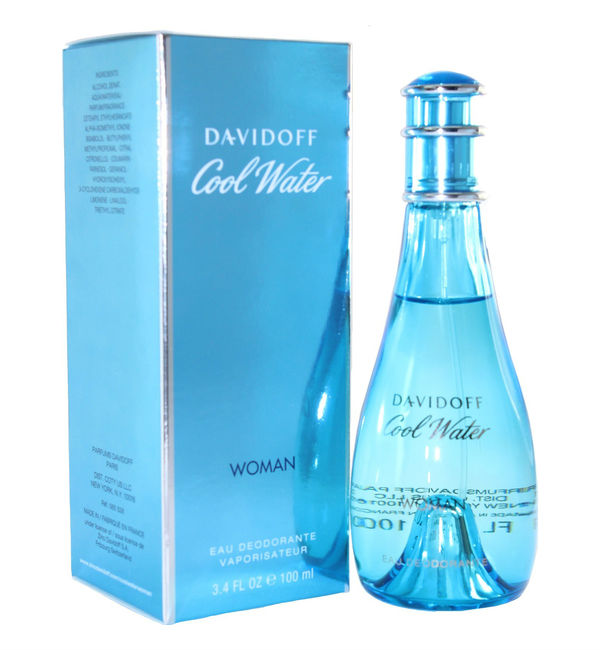 COOL WATER for Women by Davidoff Perfumed Deodorant Spray 3.4 oz - Cosmic-Perfume