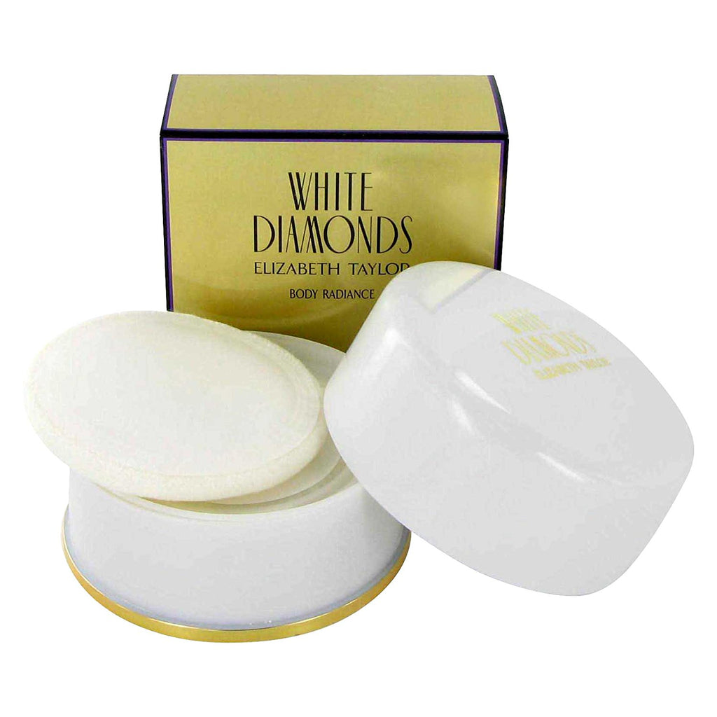 White Diamonds for Women by Elizabeth Taylor Perfumed Body Powder 2.6 oz - Cosmic-Perfume