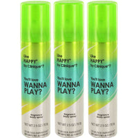 Wanna Play for Women Parfums De Coeur Body Spray 2.5 oz (Pack of 3)
