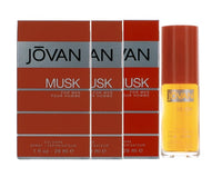 Jovan Musk for Men by Coty Cologne Spray 1.0 oz Boxed (Pack of 3)