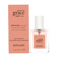 Amazing Grace Ballet Rose Women Philosophy EDT Spray 0.50 oz