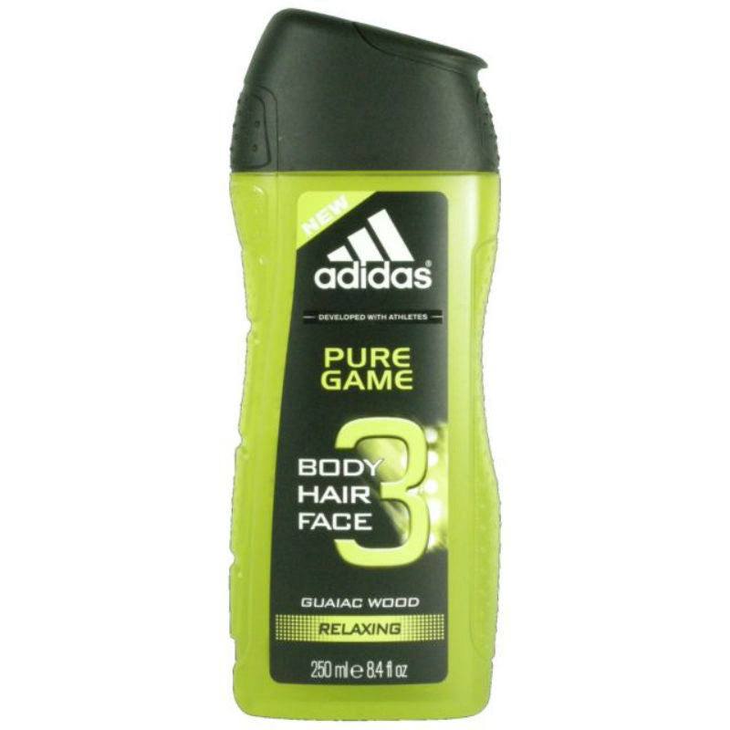 Adidas Pure Game for Men Hair Body Wash Shower Gel oz