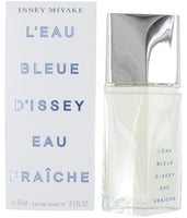 L'eau Bleue d'Issey Eau Fraiche for Men by Issey Miyake EDT Spray 2.5 oz