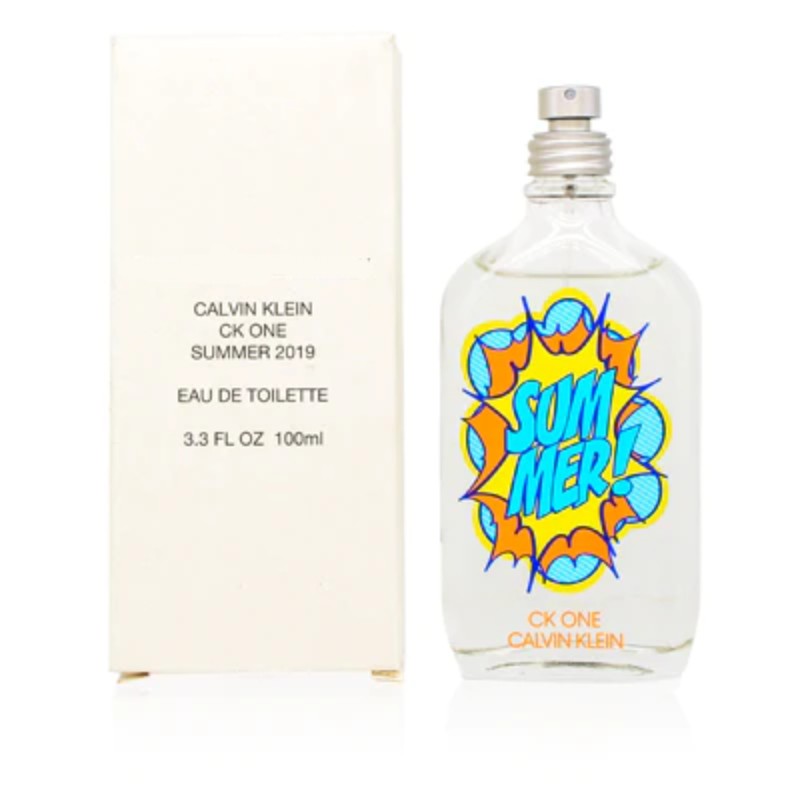 CK One Summer 2019 Unisex by Calvin Klein Eau de Toilette Spray 3.4 oz  (Tester)