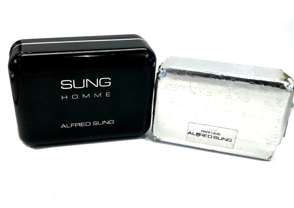 Sung Homme for Men Alfred Sung Bath Soap Bar With Rest 3.4 oz - Cosmic-Perfume