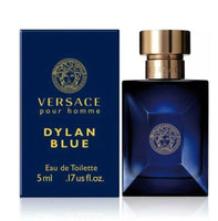 Dylan Blue Pour Homme Versace Eau de Toilette Mini Splash 0.17 oz - Cosmic-Perfume