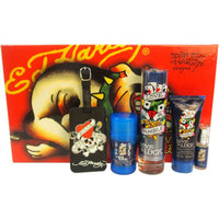 Ed Hardy Love & Luck for Men by Christian Audigier 5 Pc Las Vegas Gift Set