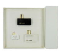 Prada L'eau Ambree for Women EDP Spray 1.7 oz + Lotion 3.4 + Mini Gift Set