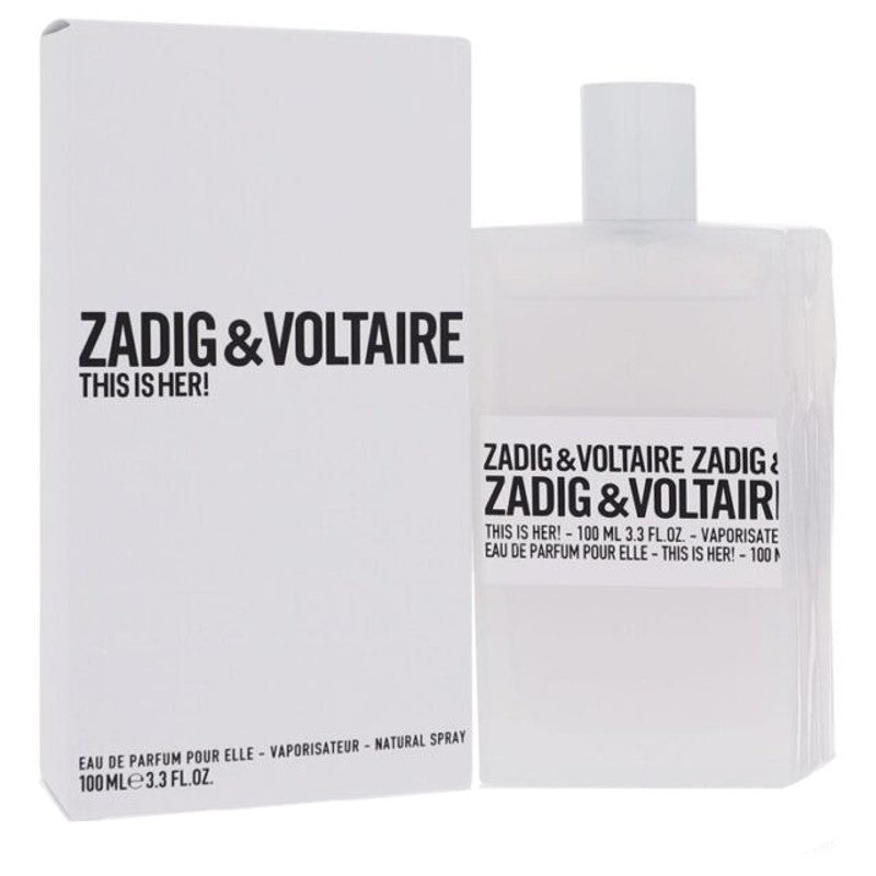 Zadig & Voltaire This is Her for Women Eau de Parfum Spray 3.3 oz