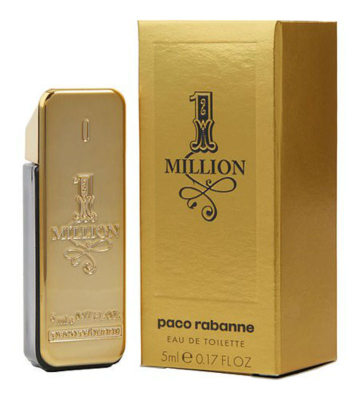 1 Million for Men by Paco Rabanne EDT Splash Miniature 0.17 oz